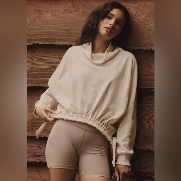 Anthropologie Tops - Anthropologie Daily Practice Off-White High Neck Sweater